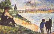 Knabe mit Pferd Georges Seurat